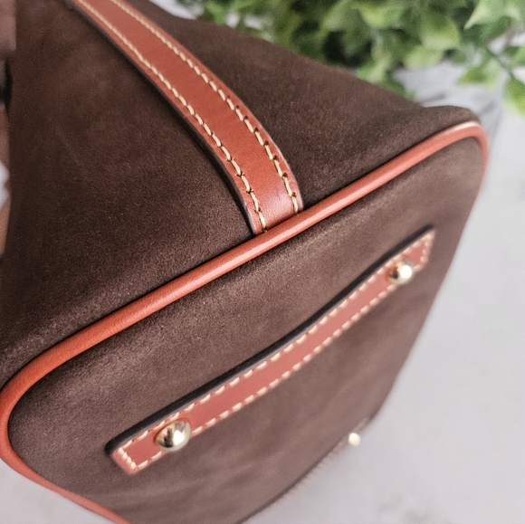 Dooney & Bourke Suede Handbag - Picture 9 of 11